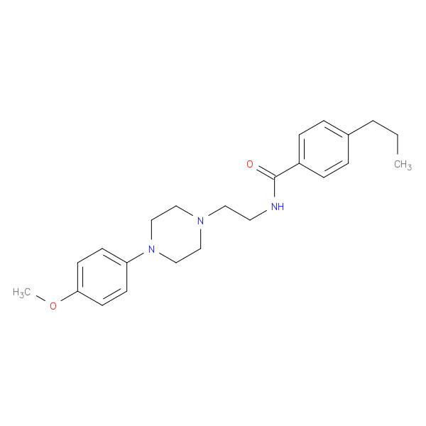 N-{2-[4-(4-methoxyphenyl)piperazin-1-yl]ethyl}-4-propylbenzamide