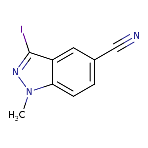 3-Iodo-1-methyl-1H-indazole-5-carbonitrile