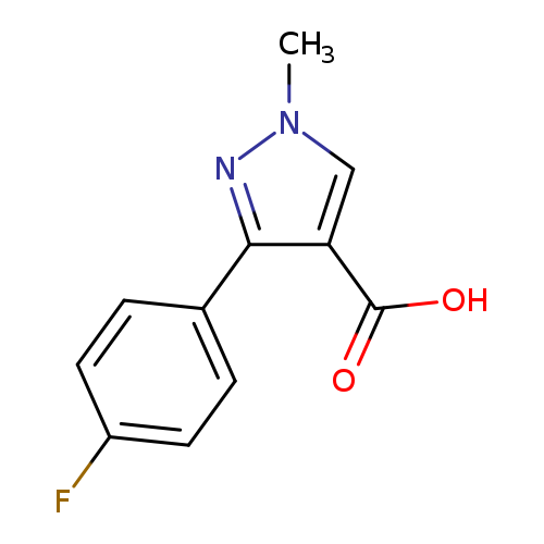 3-(4-fluorophenyl)-1-methyl-1H-pyrazole-4-carboxylicacid