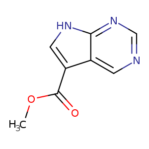 7H-Pyrrolo[2,3-d]pyrimidine-5-carboxylic acid, methyl ester