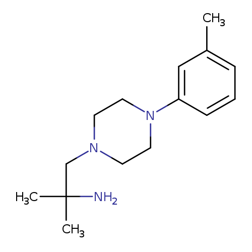 2-Methyl-1-[4-(3-methylphenyl)piperazin-1-yl]propan-2-amine