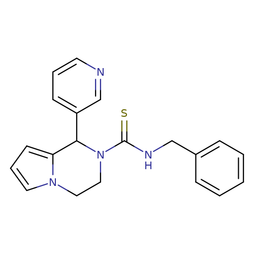 N-benzyl-1-(pyridin-3-yl)-1H,2H,3H,4H-pyrrolo[1,2-a]pyrazine-2-carbothioamide