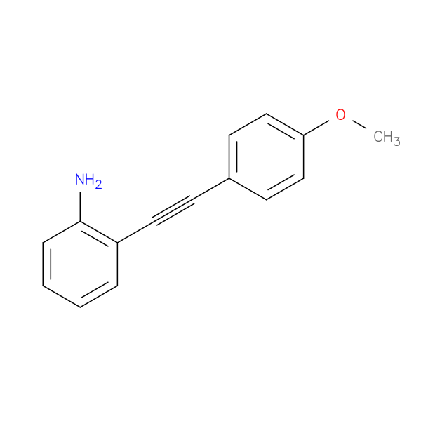 2-[2-(4-Methoxyphenyl)ethynyl]benzenamine