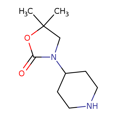 5,5-Dimethyl-3-(piperidin-4-yl)-1,3-oxazolidin-2-one