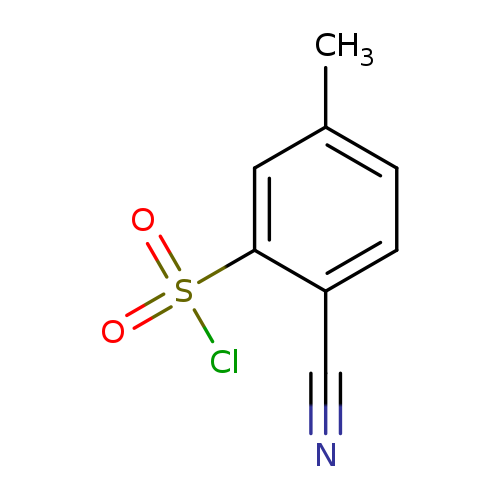 Benzenesulfonylchloride, 2-cyano-5-methyl-