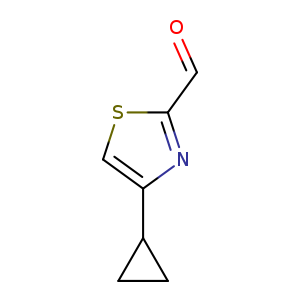 2-THIAZOLECARBOXALDEHYDE, 4-CYCLOPROPYL- (9CI)