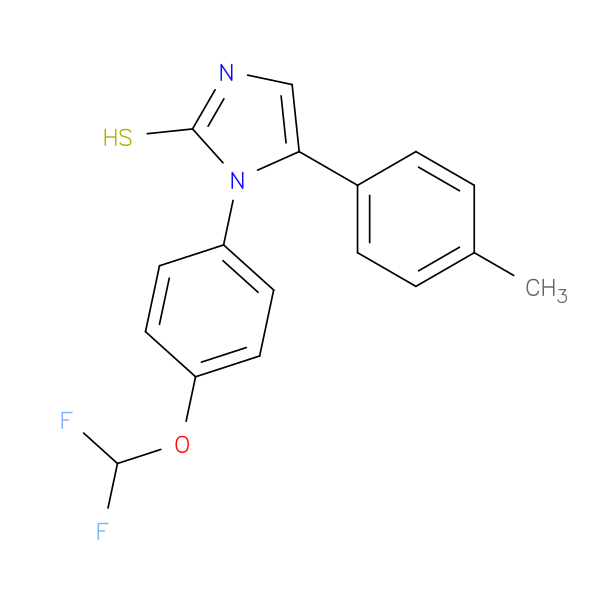 1-[4-(Difluoromethoxy)phenyl]-5-(4-methylphenyl)-1H-imidazole-2-thiol
