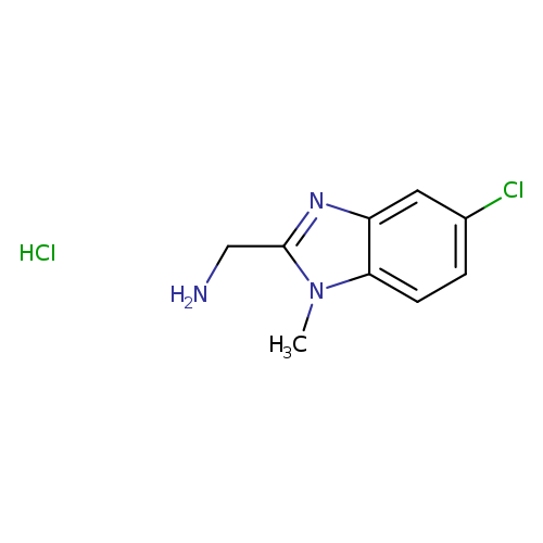 (5-Chloro-1-methyl-1h-1,3-benzodiazol-2-yl)methanamine hydrochloride