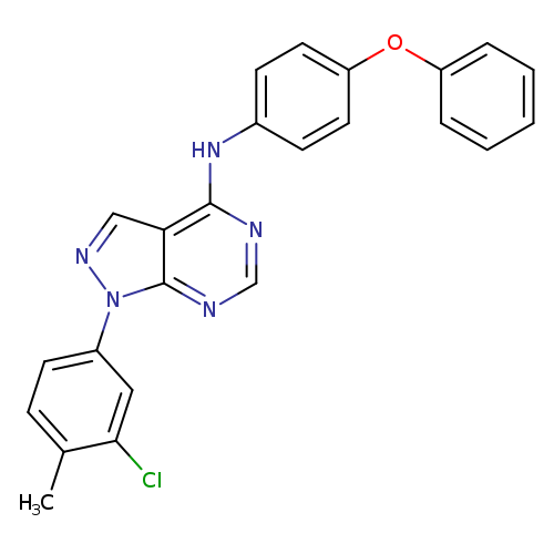1-(3-chloro-4-methylphenyl)-N-(4-phenoxyphenyl)-1H-pyrazolo[3,4-d]pyrimidin-4-amine