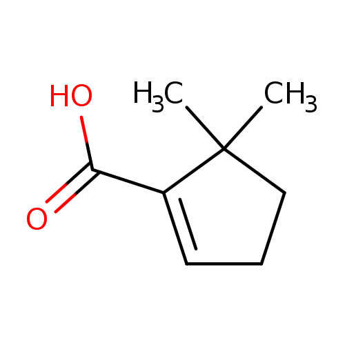 5,5-dimethylcyclopent-1-ene-1-carboxylic acid
