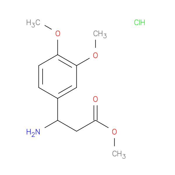 methyl 3-amino-3-(3,4-dimethoxyphenyl)propanoate hydrochloride