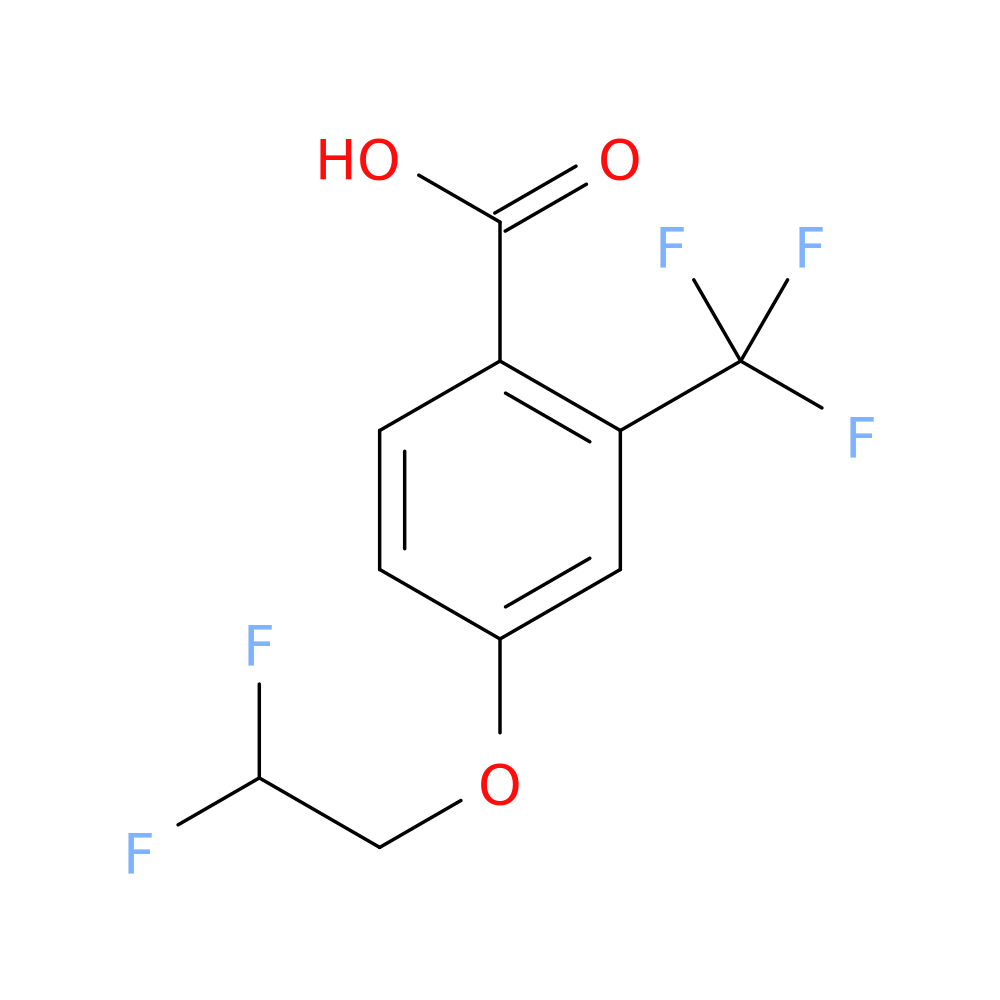 4-(2,2-Difluoroethoxy)-2-(trifluoromethyl)benzoic acid