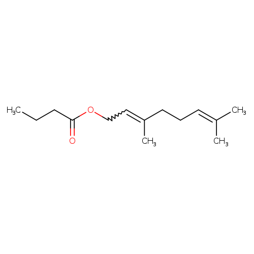 3,7-Dimethylocta-2,6-dien-1-yl butyrate