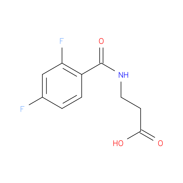 3-[(2,4-difluorophenyl)formamido]propanoic acid