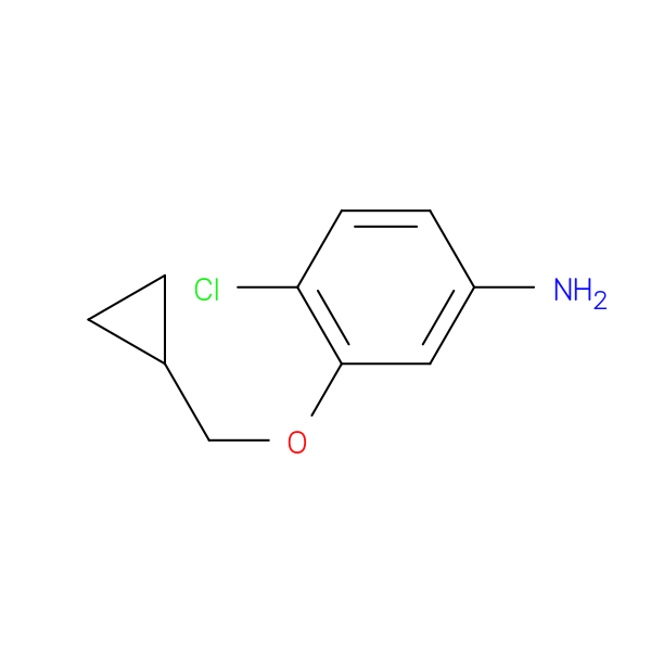 4-Chloro-3-(cyclopropylmethoxy)aniline