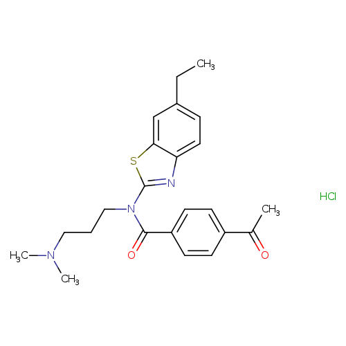 4-acetyl-N-[3-(dimethylamino)propyl]-N-(6-ethyl-1,3-benzothiazol-2-yl)benzamide hydrochloride