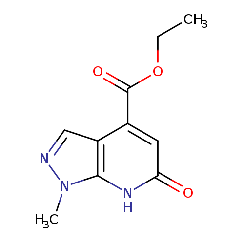 Ethyl 1-methyl-6-oxo-6,7-dihydro-1H-pyrazolo[3,4-b]pyridine-4-carboxylate
