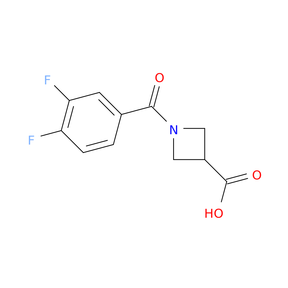 1-(3,4-DIFLUOROBENZOYL)AZETIDINE-3-CARBOXYLIC ACID