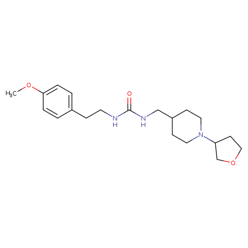 1-[2-(4-methoxyphenyl)ethyl]-3-{[1-(oxolan-3-yl)piperidin-4-yl]methyl}urea