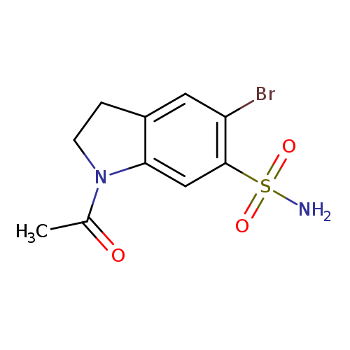 1-acetyl-5-bromo-2,3-dihydro-1H-indole-6-sulfonamide