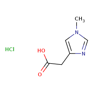 2-(1-methyl-1H-imidazol-4-yl)acetic acid hydrochloride