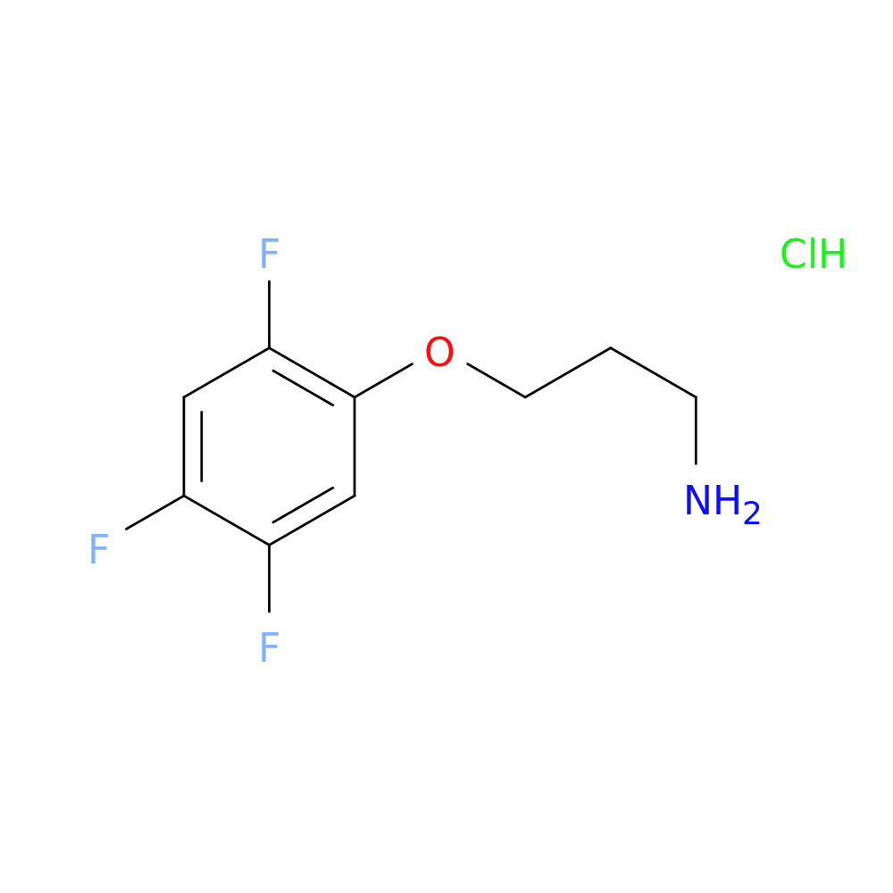 3-(2,4,5-trifluorophenoxy)propan-1-amine hydrochloride
