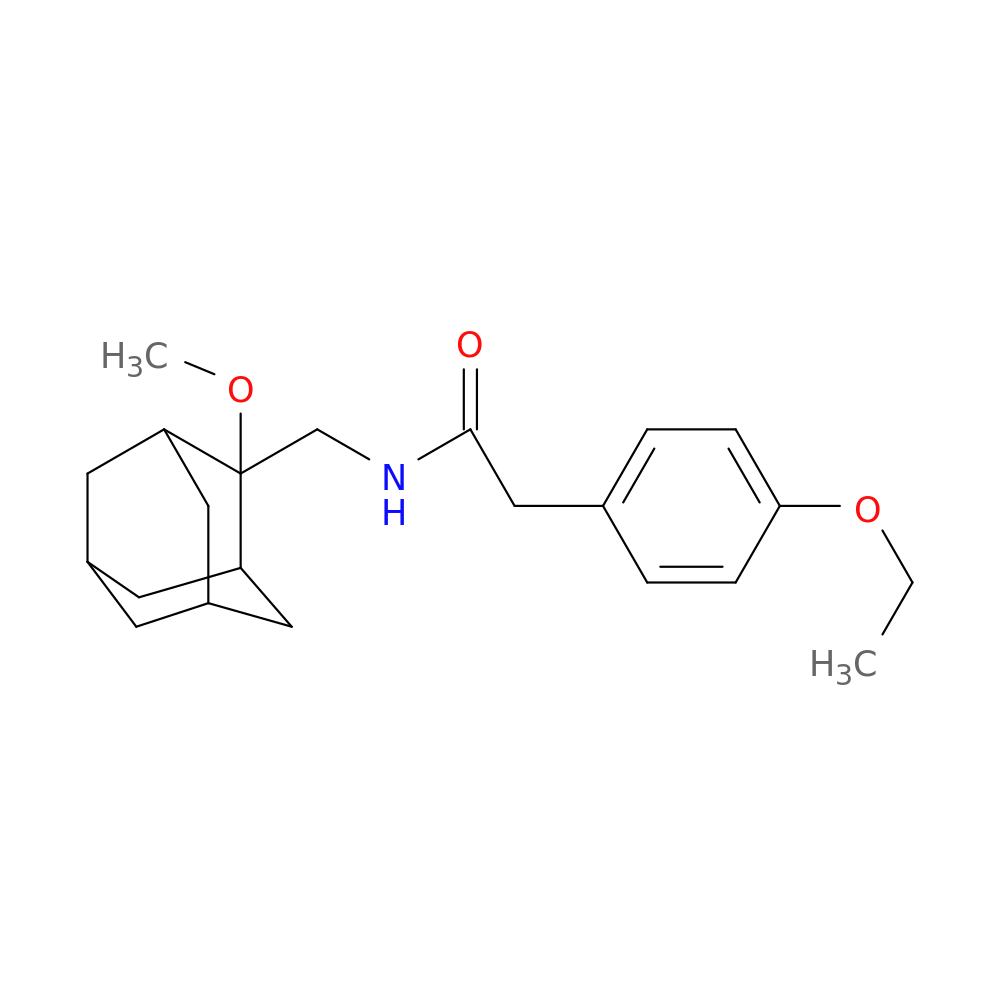 2-(4-ethoxyphenyl)-N-[(2-methoxyadamantan-2-yl)methyl]acetamide