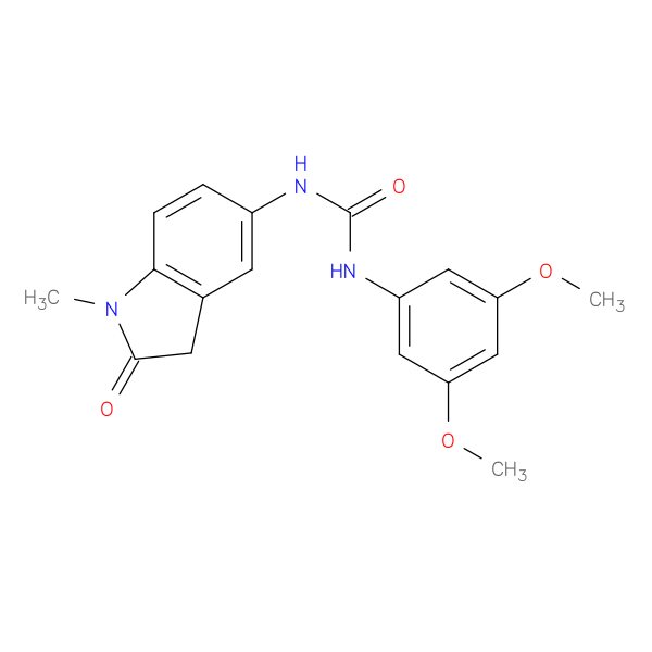 1-(3,5-dimethoxyphenyl)-3-(1-methyl-2-oxo-2,3-dihydro-1H-indol-5-yl)urea
