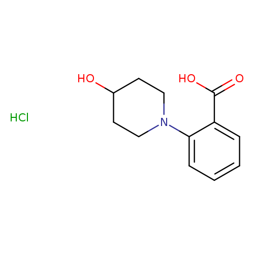 2-(4-hydroxypiperidin-1-yl)benzoicacidhydrochloride