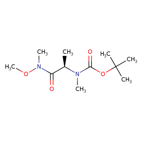(S)-Tert-Butyl (1-(Methoxy(Methyl)Amino)-1-Oxopropan-2-Yl)(Methyl)Carbamate