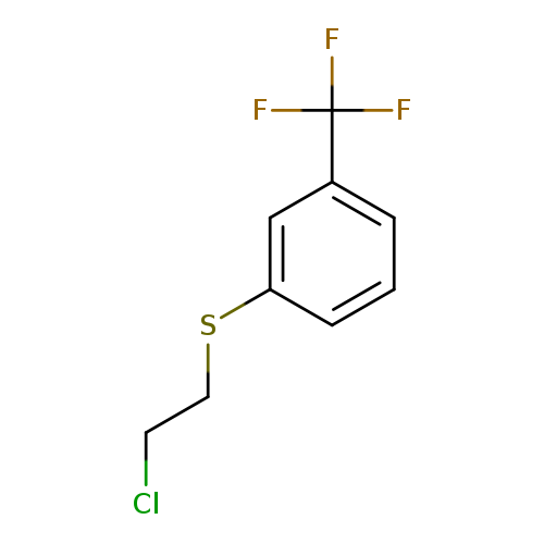 1-[(2-chloroethyl)sulfanyl]-3-(trifluoromethyl)benzene