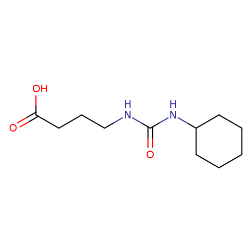 Butanoic acid, 4-[[(cyclohexylamino)carbonyl]amino]-