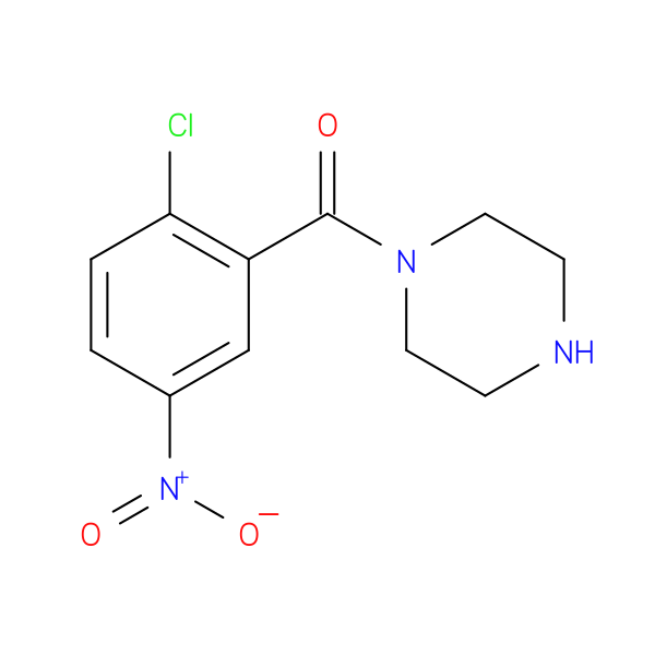 1-(2-chloro-5-nitrobenzoyl)piperazine