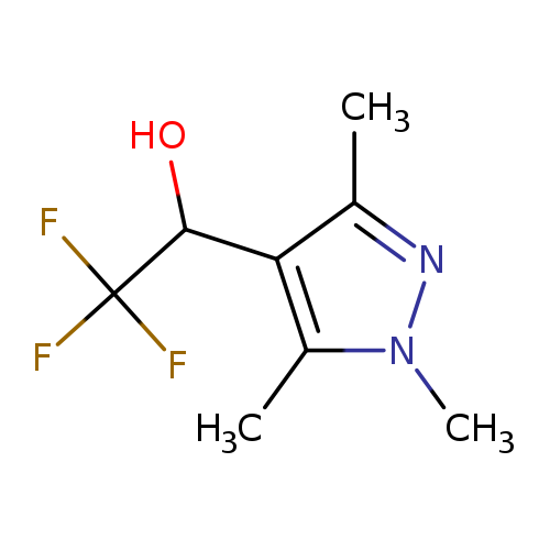 2,2,2-trifluoro-1-(trimethyl-1H-pyrazol-4-yl)ethan-1-ol