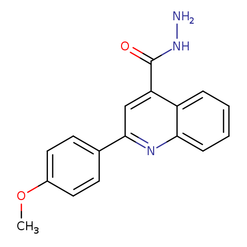 2-(4-Methoxyphenyl)quinoline-4-carbohydrazide