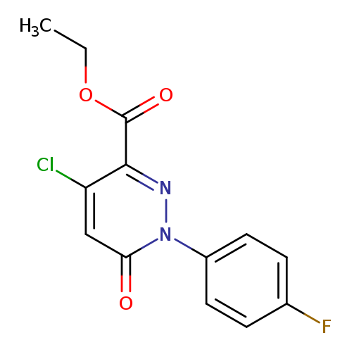 Ethyl 4-chloro-1-(4-fluorophenyl)-6-oxo-1,6-dihydropyridazine-3-carboxylate