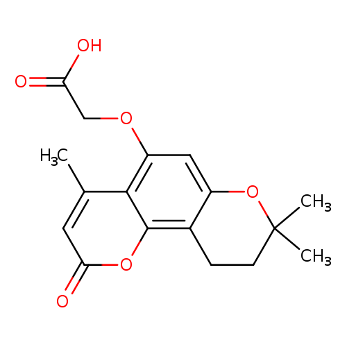 [(4,8,8-Trimethyl-2-oxo-9,10-dihydro-2h,8h-pyrano[2,3-f]chromen-5-yl)oxy]acetic acid