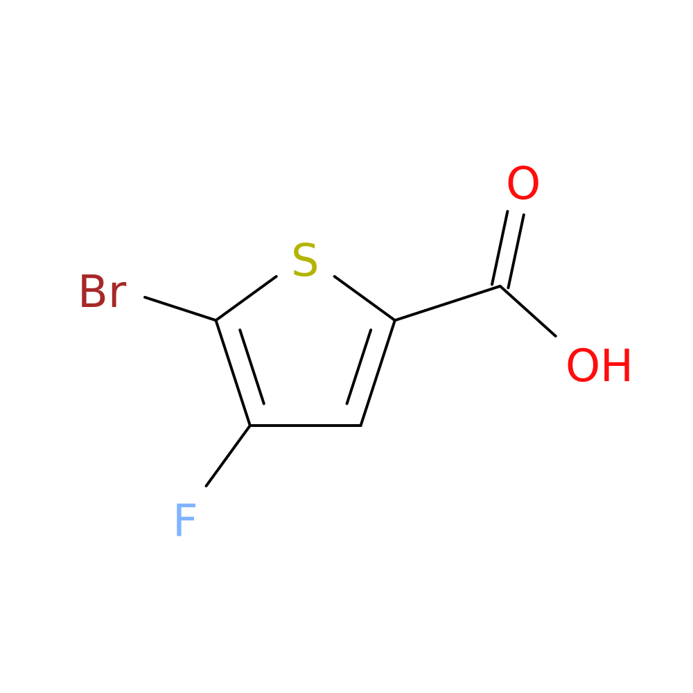 5-Bromo-4-fluorothiophene-2-carboxylic acid