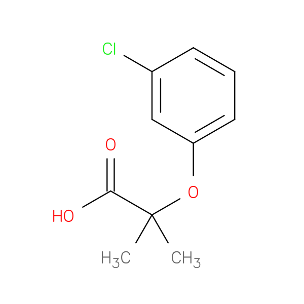 2-(3-CHLOROPHENOXY)-2-METHYLPROPANOIC ACID