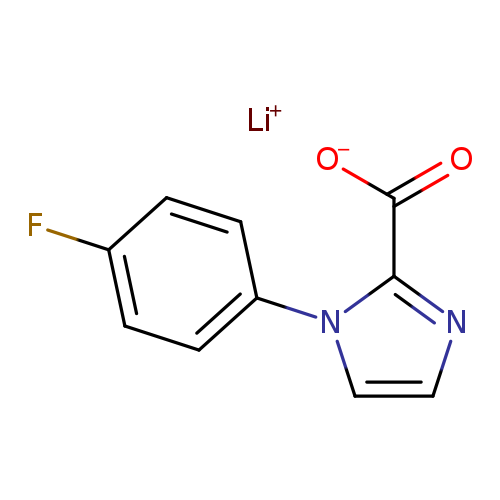 lithium(1+) 1-(4-fluorophenyl)-1H-imidazole-2-carboxylate