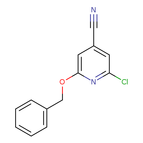 2-(benzyloxy)-6-chloropyridine-4-carbonitrile