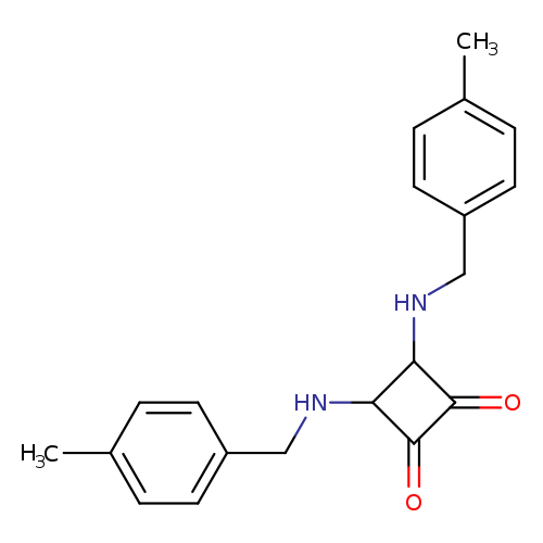 bis({[(4-methylphenyl)methyl]amino})cyclobut-3-ene-1,2-dione