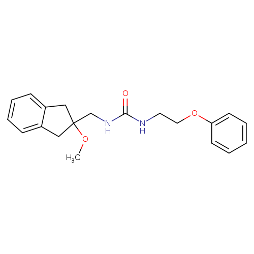 3-[(2-methoxy-2,3-dihydro-1H-inden-2-yl)methyl]-1-(2-phenoxyethyl)urea
