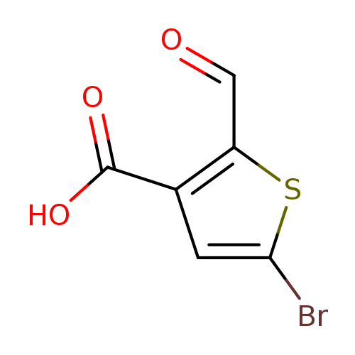 5-bromo-2-formylthiophene-3-carboxylic acid