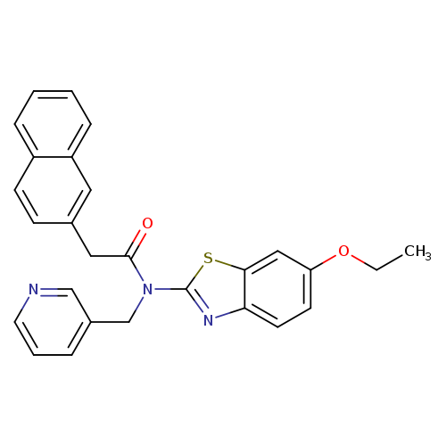 N-(6-ethoxy-1,3-benzothiazol-2-yl)-2-(naphthalen-2-yl)-N-[(pyridin-3-yl)methyl]acetamide