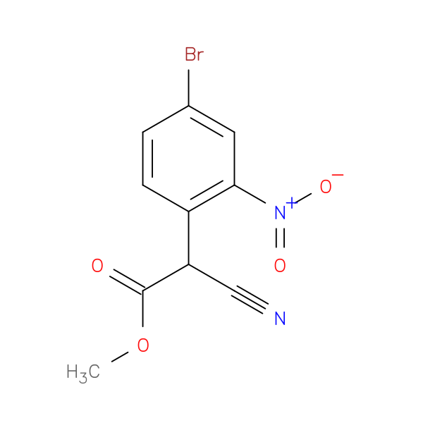 Methyl 2-(4-bromo-2-nitrophenyl)-2-cyanoacetate