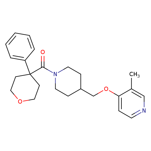 3-methyl-4-{[1-(4-phenyloxane-4-carbonyl)piperidin-4-yl]methoxy}pyridine