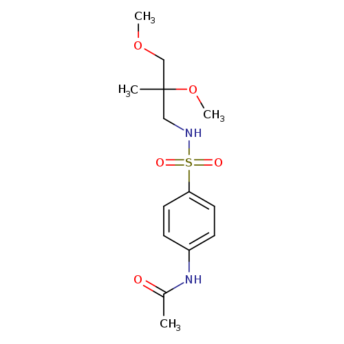 N-{4-[(2,3-dimethoxy-2-methylpropyl)sulfamoyl]phenyl}acetamide