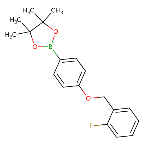 1,3,2-Dioxaborolane, 2-[4-[(2-fluorophenyl)methoxy]phenyl]-4,4,5,5-tetramethyl-