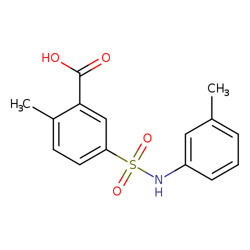 2-methyl-5-[(3-methylphenyl)sulfamoyl]benzoic acid